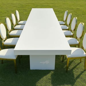 AANGEPASTE witte bruiloft tafel bruid en bruidegom tafel bruid tafel eettafel bruids douche decor candy bar zoete tafel verjaardagstaart tafel idee