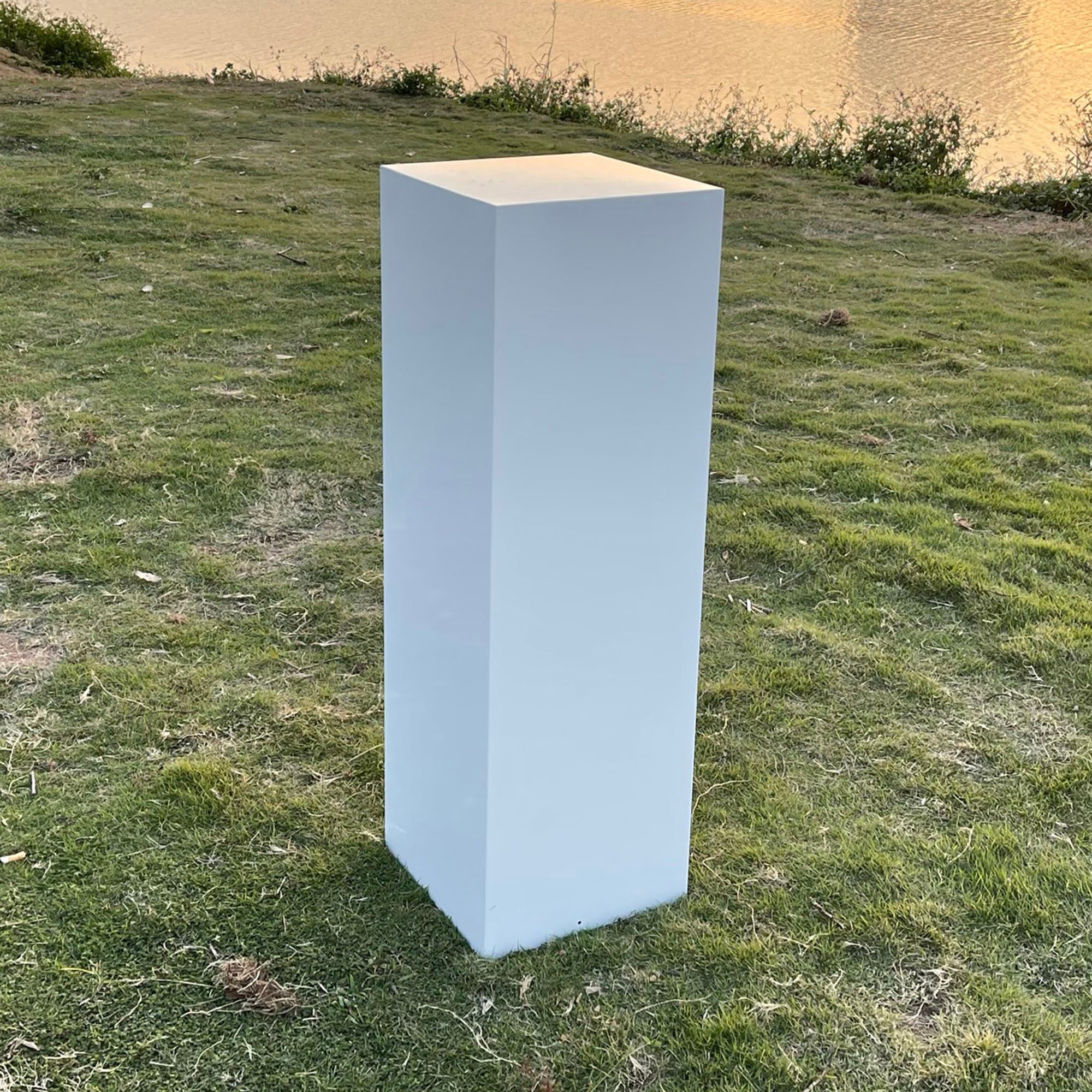 Espositore A Colonne Bianco 3 Pezzi - Per Matrimoni, Compleanni, Decorazioni Tavolo, Feste - Foto 7