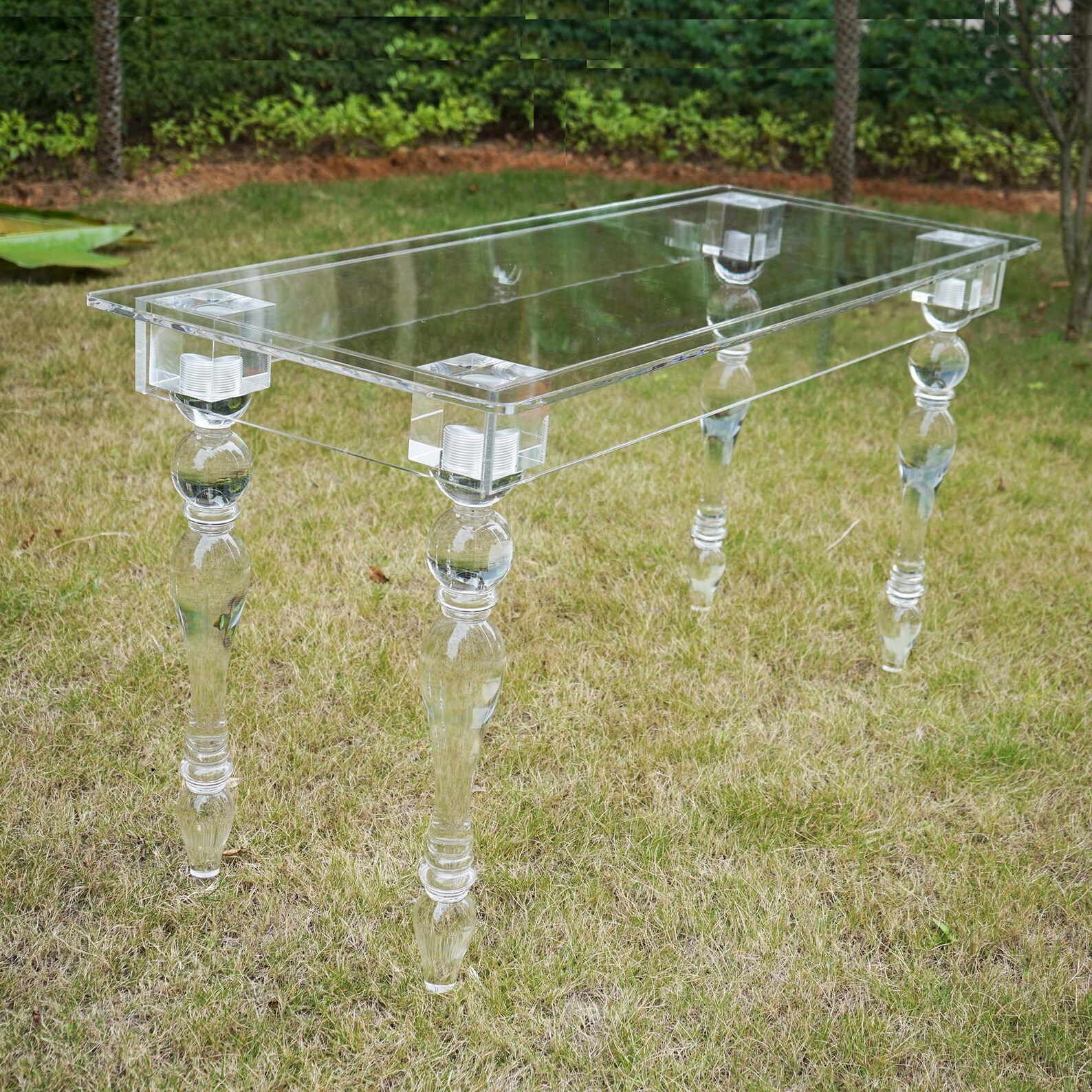 Clear Acrylic Table Detachable Dining Table for Bride and Etsy