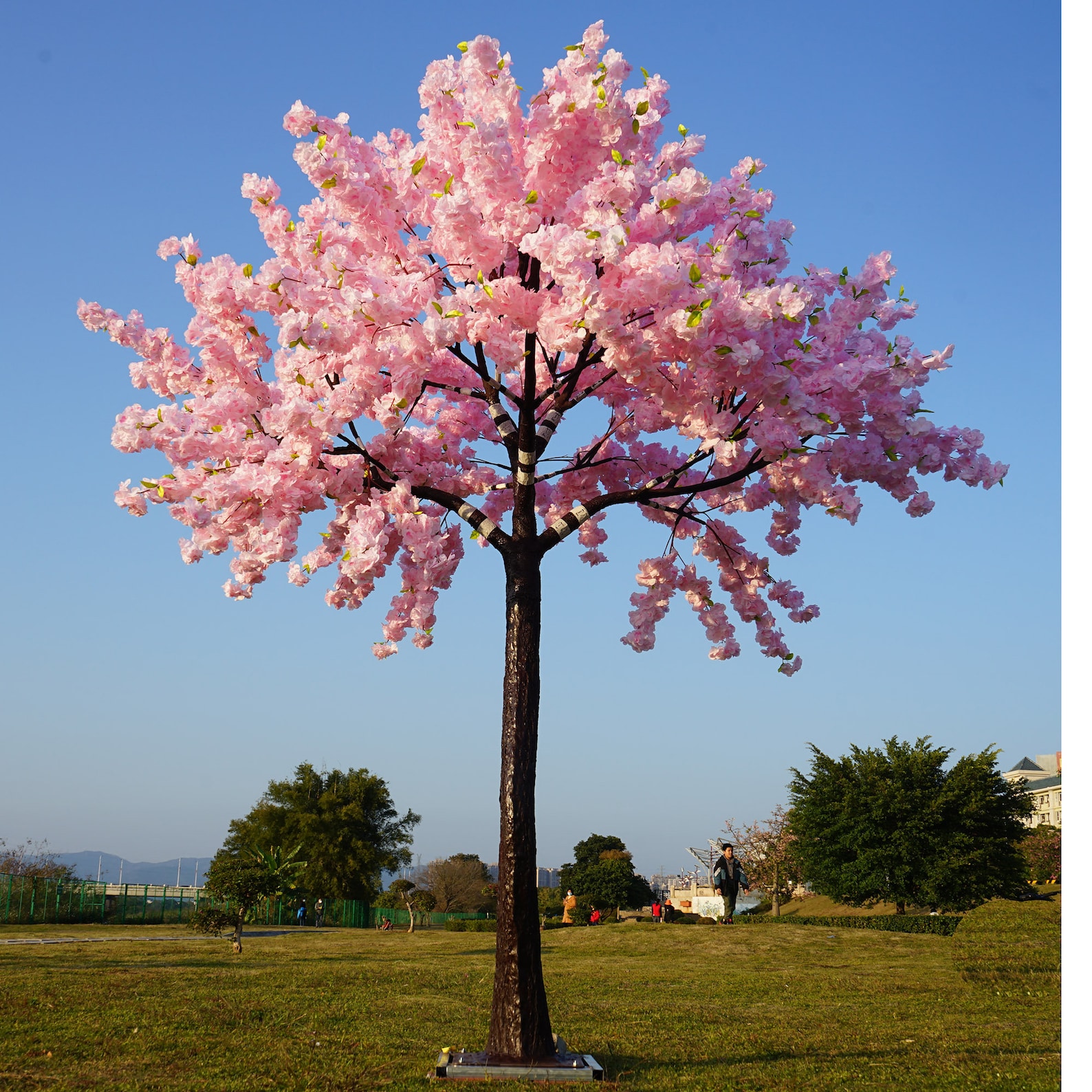 10 Ft Huge Cherry Blossom Tree Pink Artificial Tree Large Fake Etsy UK
