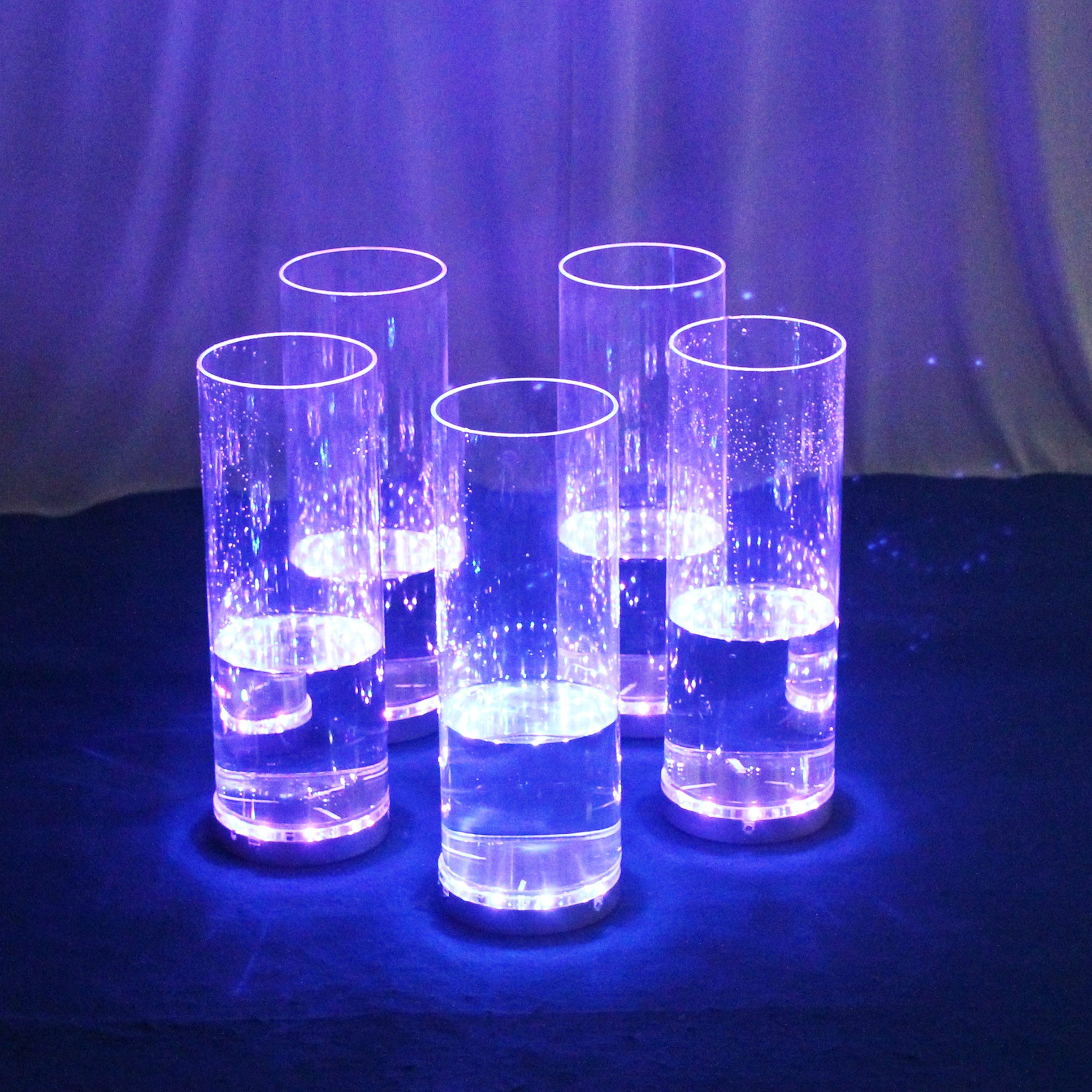 Acrylic Flower Vase Clear Lighted Vase for Wedding Aisle Decor Etsy