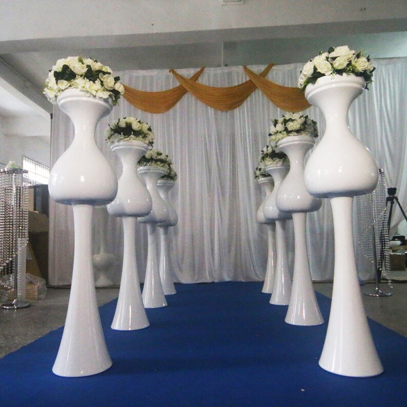 Tall Vase Floor Vase Aisle Pillar Stand Walkway Flower Stand Etsy
