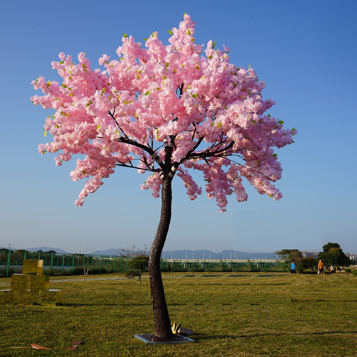 10 Ft Huge Cherry Blossom Tree Pink Artificial Tree Large Fake Etsy UK
