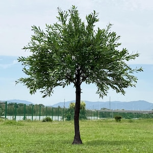 7 Ft olive tree artificial green tree olive branch interchangeable garden backyard decor shopping mall decor restaurant decor accept custom