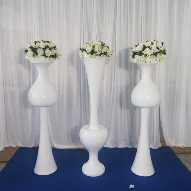 Tall Vase Floor Vase Aisle Pillar Stand Walkway Flower Stand Etsy
