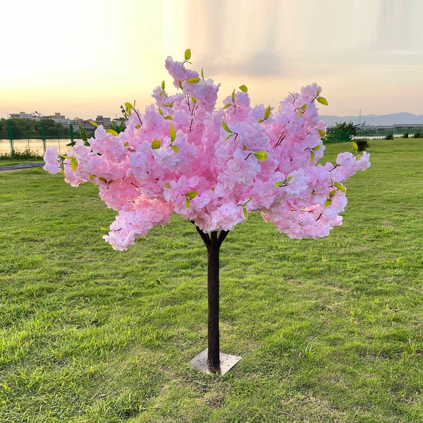 4 Ft rosa Kirschblüten abnehmbarer Baum künstlicher Baum künstliche Kirschblüten Hochzeit Tischdekoration Tischdekoration Hausgartendekor
