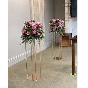32 inch harlow stands flower stand 4 rods stand metal floral support stand  event dining table centerpiece wedding banquet table decorative