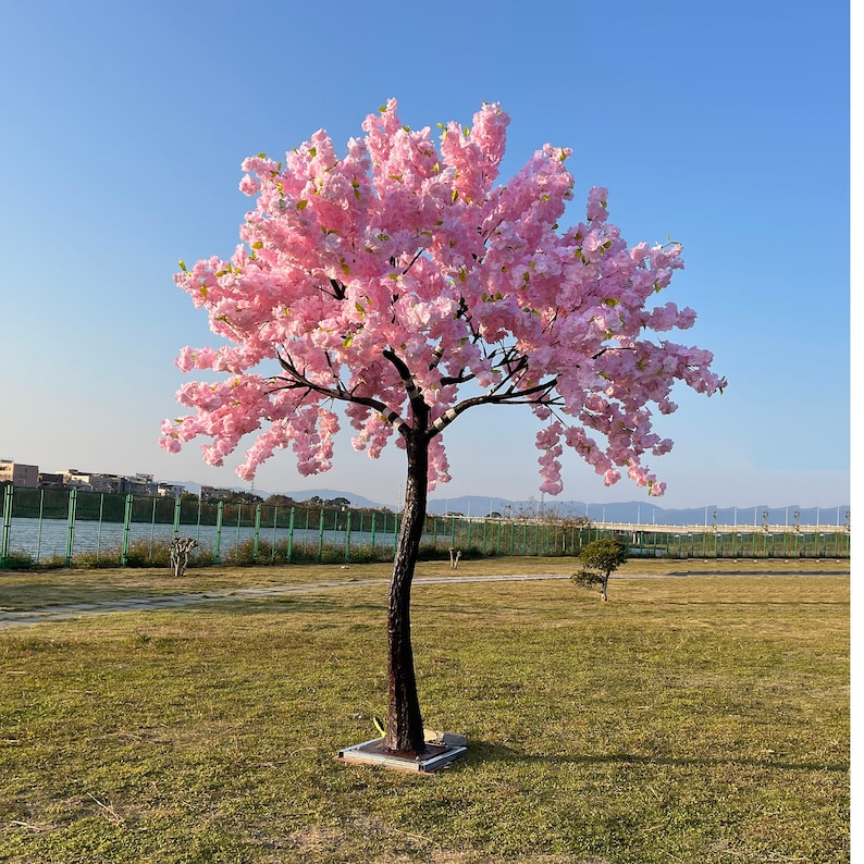 10 Ft Huge Cherry Blossom Tree Pink Artificial Tree Large Fake Etsy UK