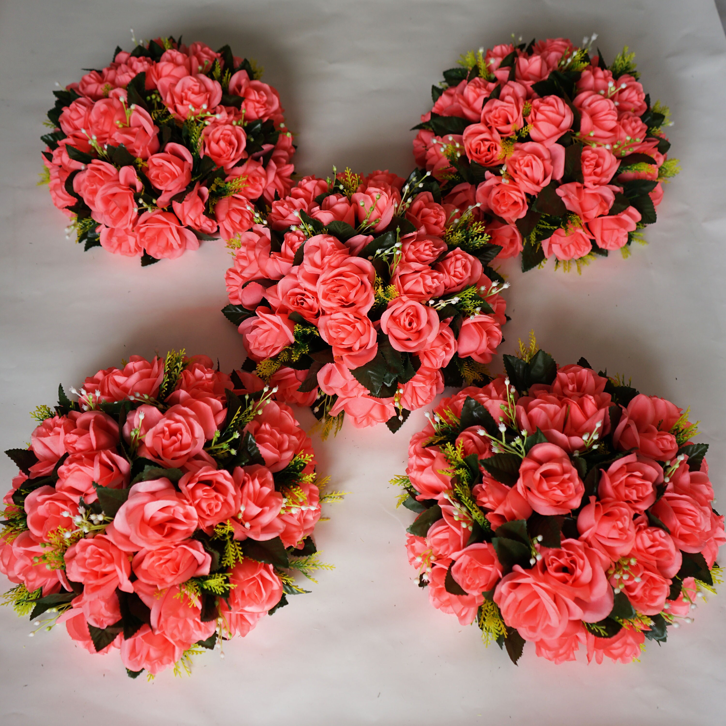 Set of 30 Silk flower bunch blue artificial flowr multiple Etsy