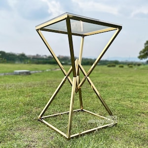 Diamond style cake table coffee table party event planning cake display stand bridal shower sweets stand baby shower dessert cupcakes table