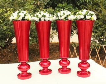 Fiber glass vase  wedding party events aisle decor bridal shower photo backdrop decor hotel lobby bar flower stand decor