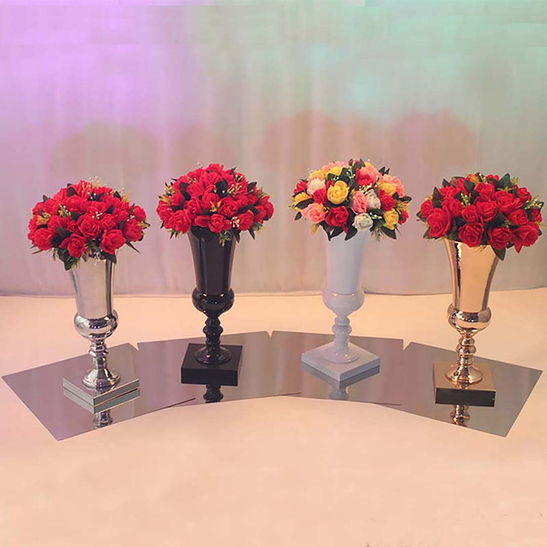 Stylish Flower Vase Metal Vases for Wedding Events Table Decor Party ...