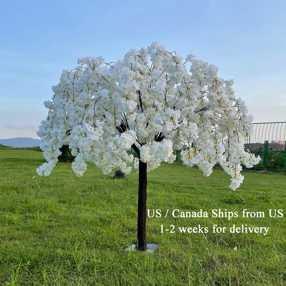 Árbol De Flor De Cerezo Artificial (japonés)*rosa Y *blanco