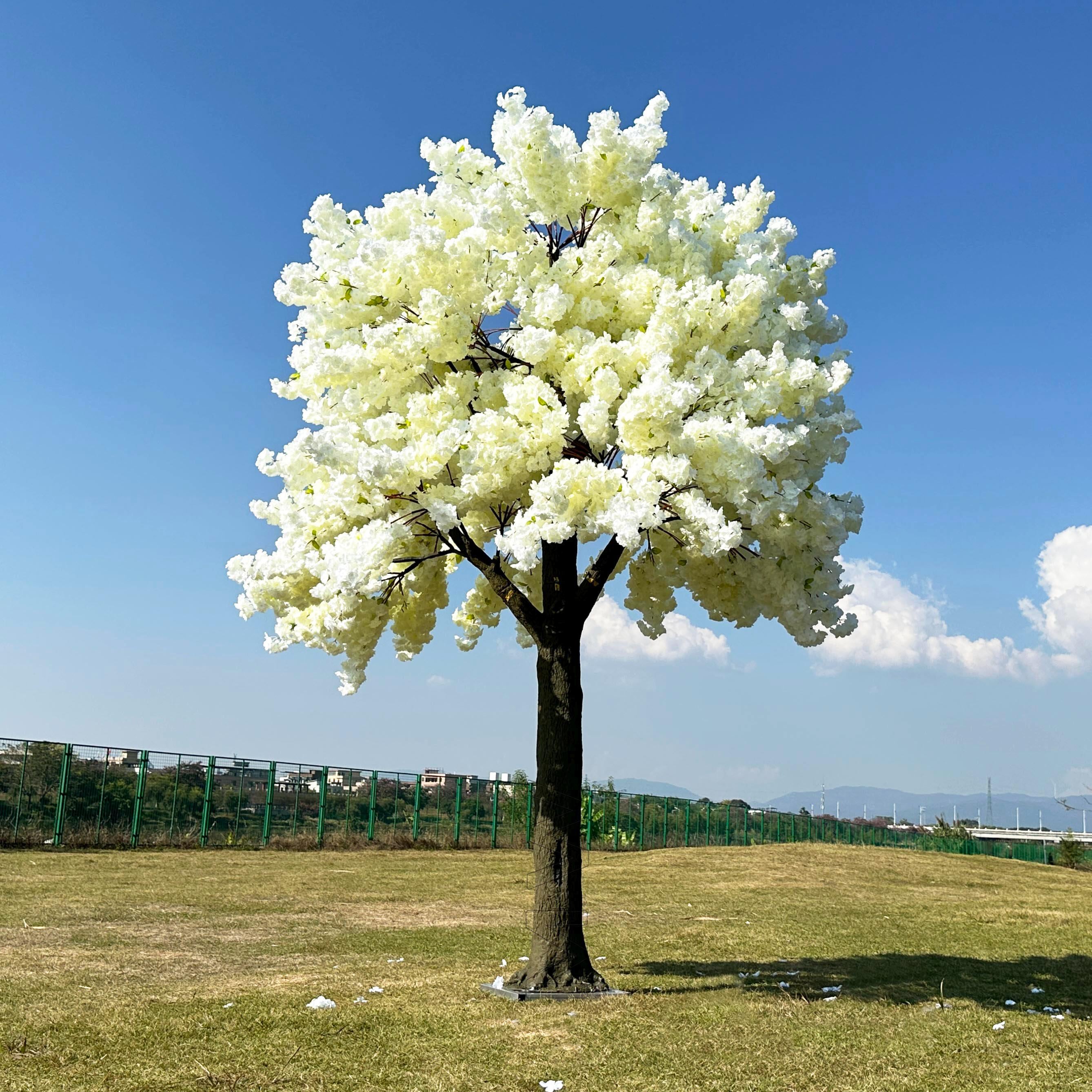 Albero di ciliegio Finto con Fiori di Seta realistici, Ideale for