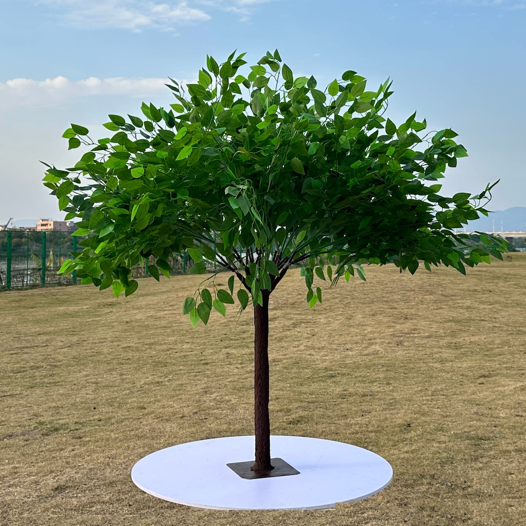 Custom 4ft Lush Greenery Tree Banyan Tree Detachable Artificial Decor ...