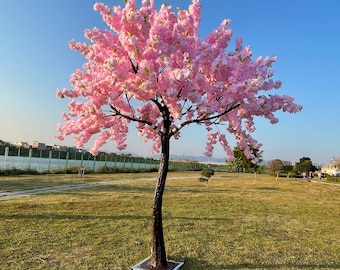 Custom 10Ft lush cherry blossom tree pink artificial tree large cherry tree for wedding events decor garden backyard decor party stage decor