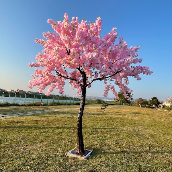 10 Ft huge cherry blossom tree pink artificial tree large fake tree wedding events decor home backyard decor birthday party stage decor
