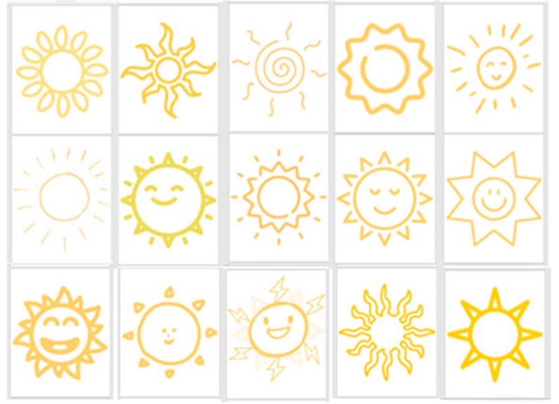 Coloring Pages Sunshine - Etsy