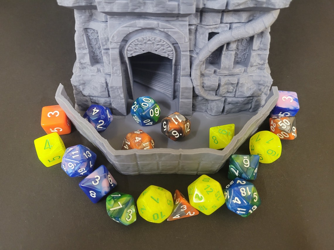 Dungeon Master Dice Tower Etsy