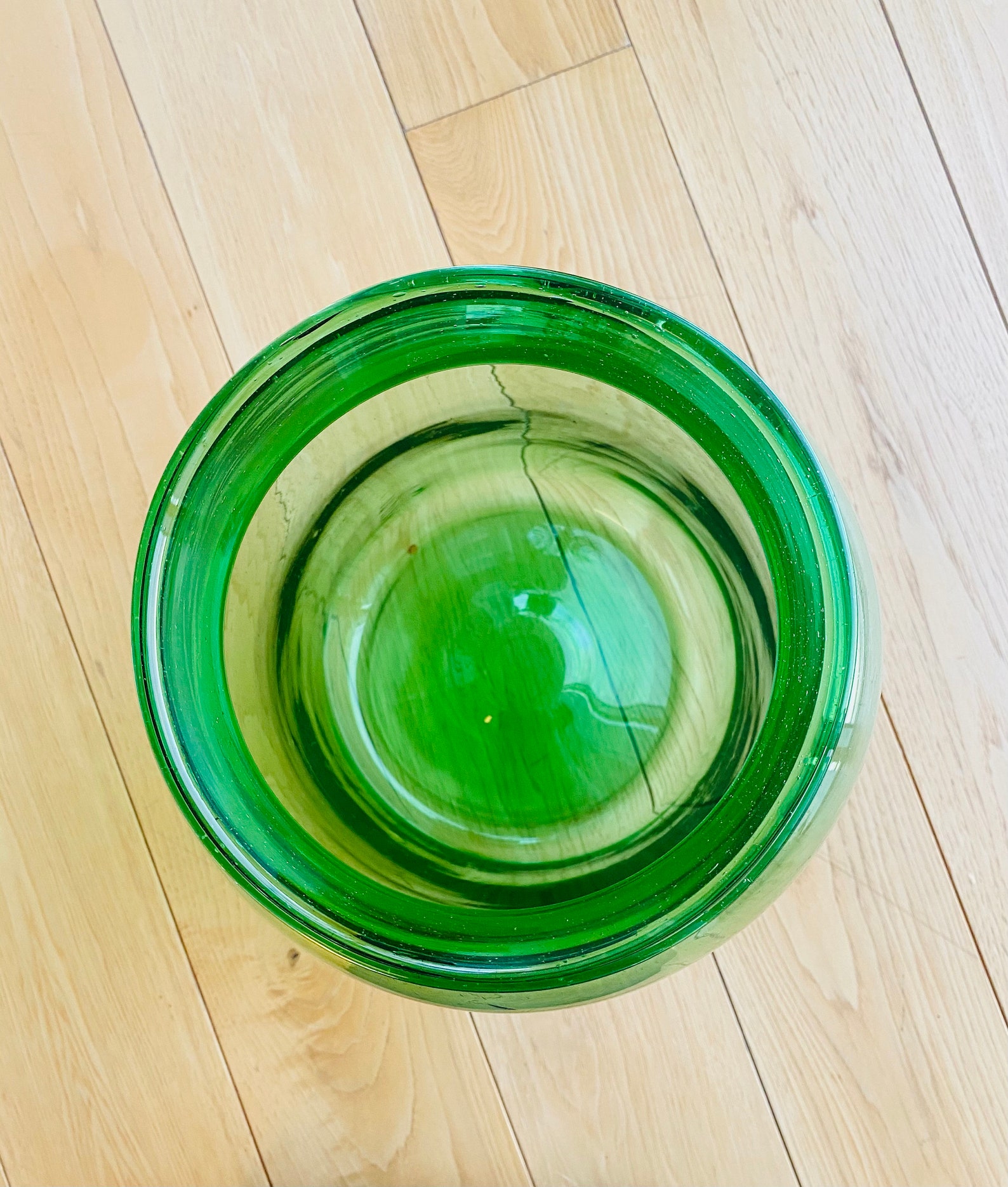 Extra Large Green Vintage Glass Jars/Vases 40cms high x 23cms Etsy
