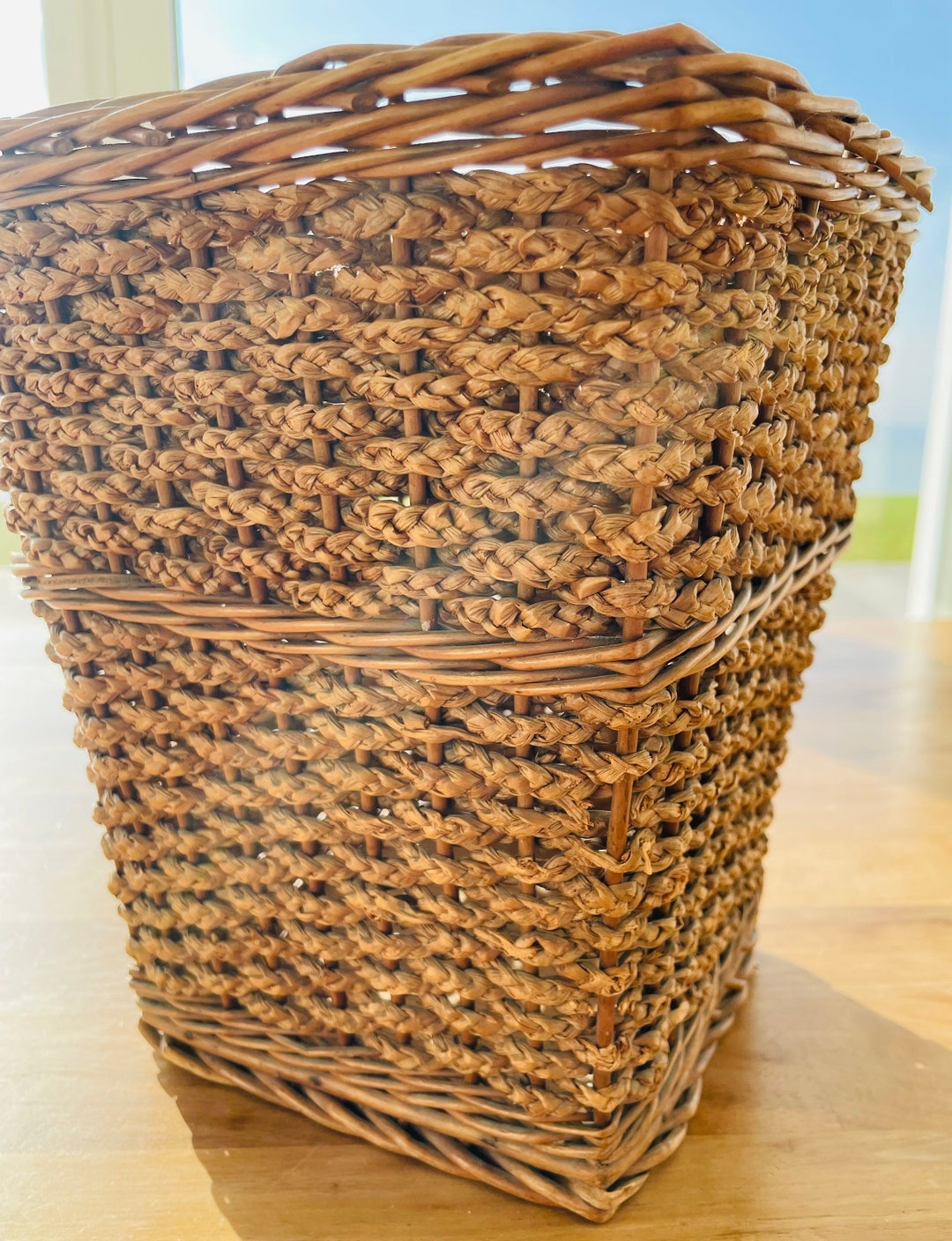 Vintage Waste Paper Basket Etsy