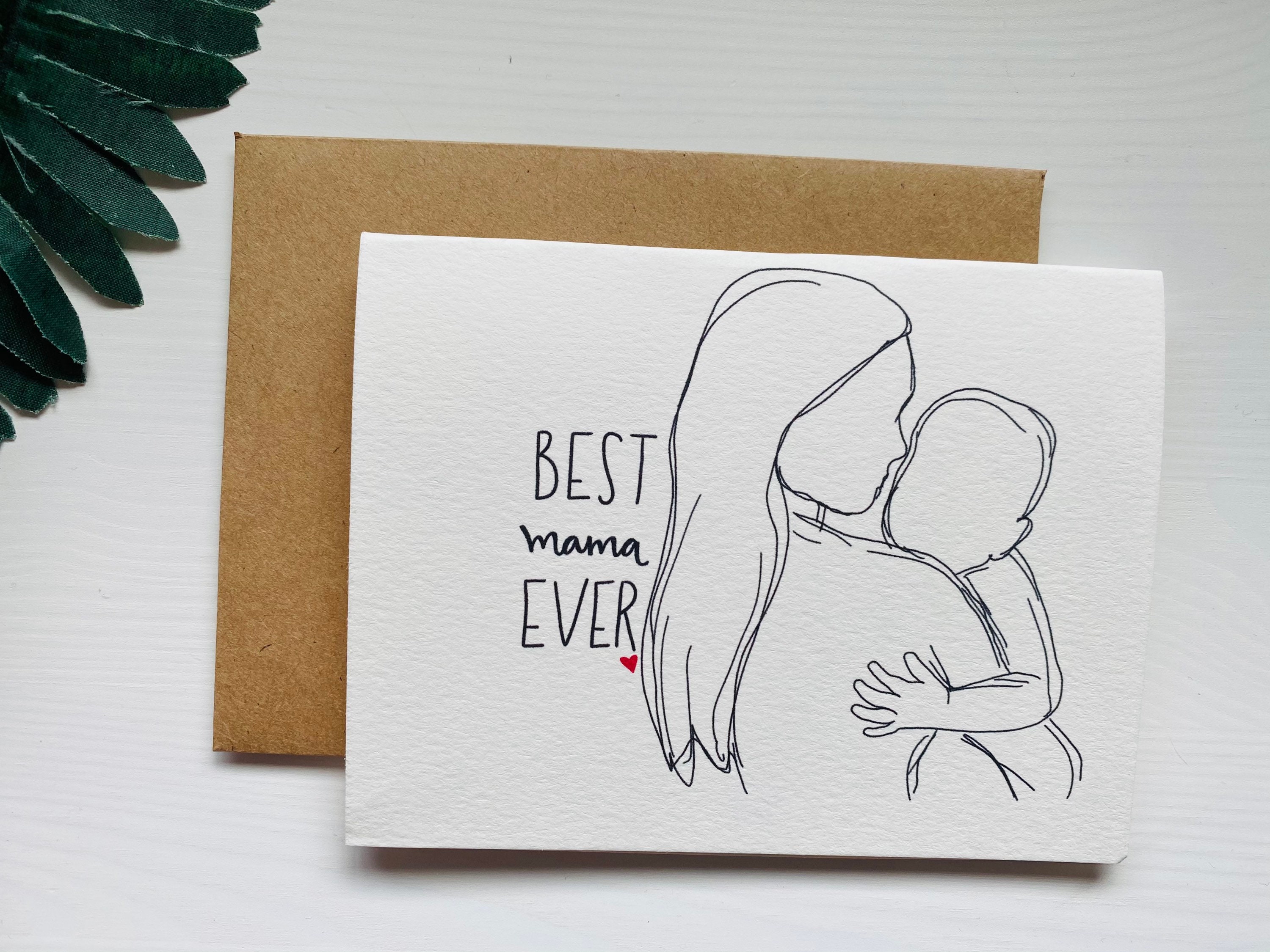 Card for Mom Gift for Mom Card for Mom Birthday Card for Etsy