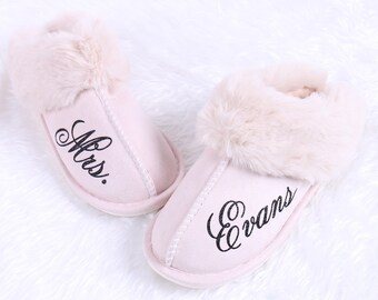 personalized house slippers