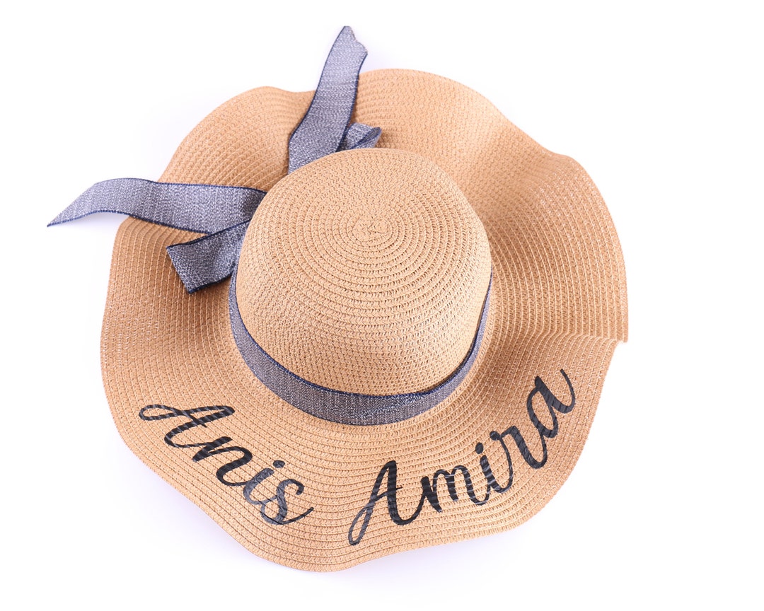 Personalized Sun Hat With Your Text Bachelorette Hen Party Etsy