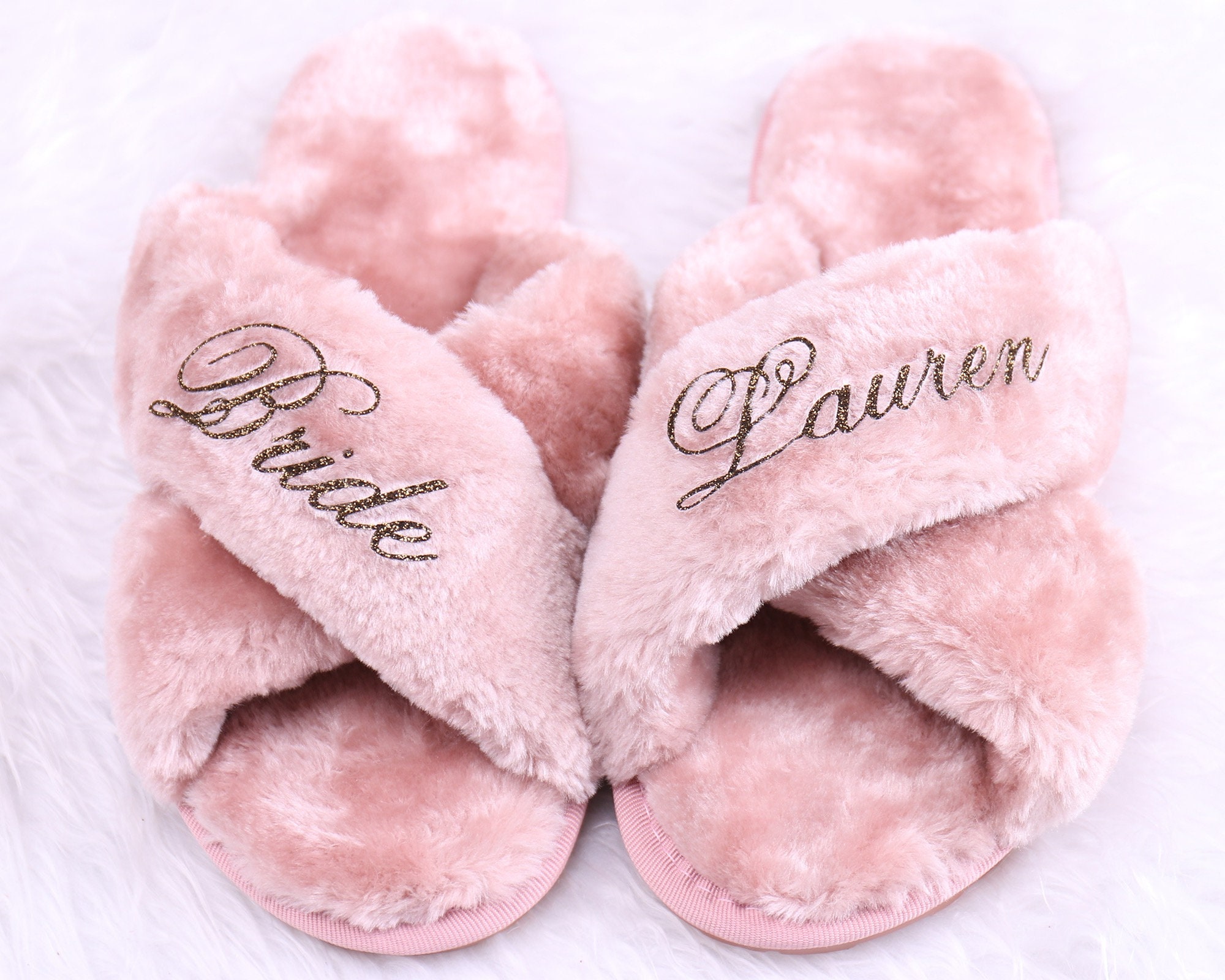 bridal party slippers uk