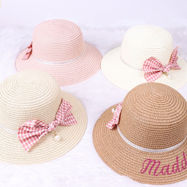 Girl Straw Hat Etsy