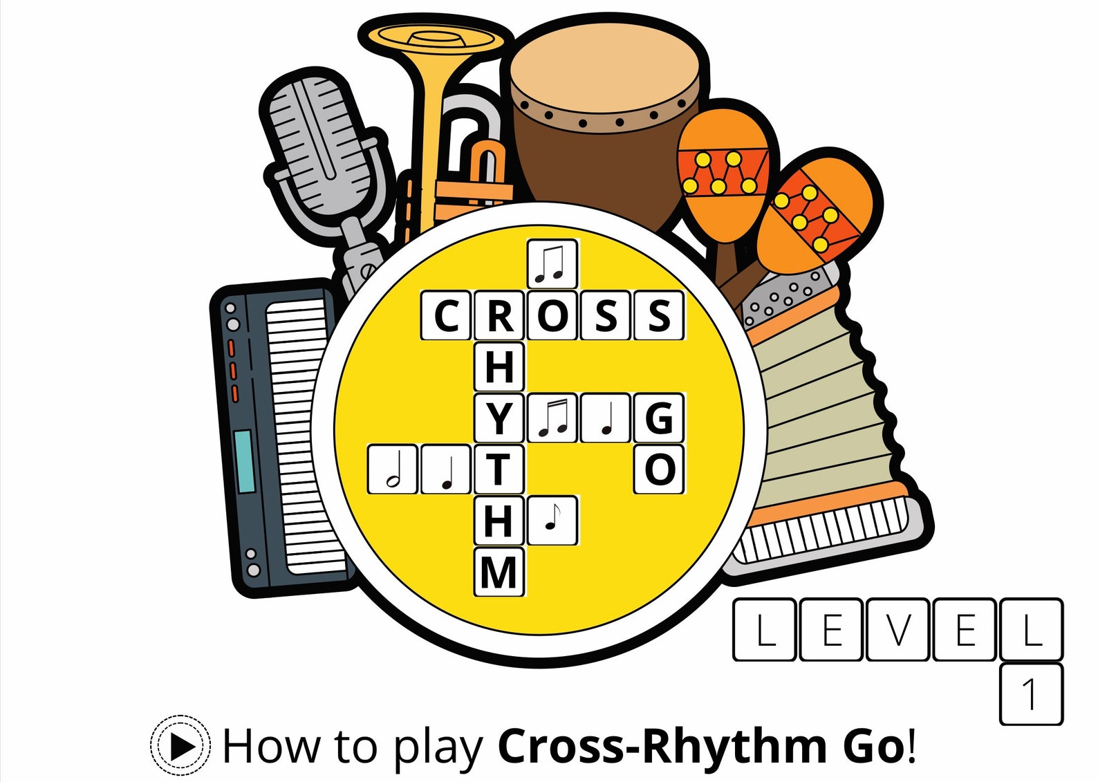 Cross Rhythm Go Level 1 Instant Download Printable Music Etsy