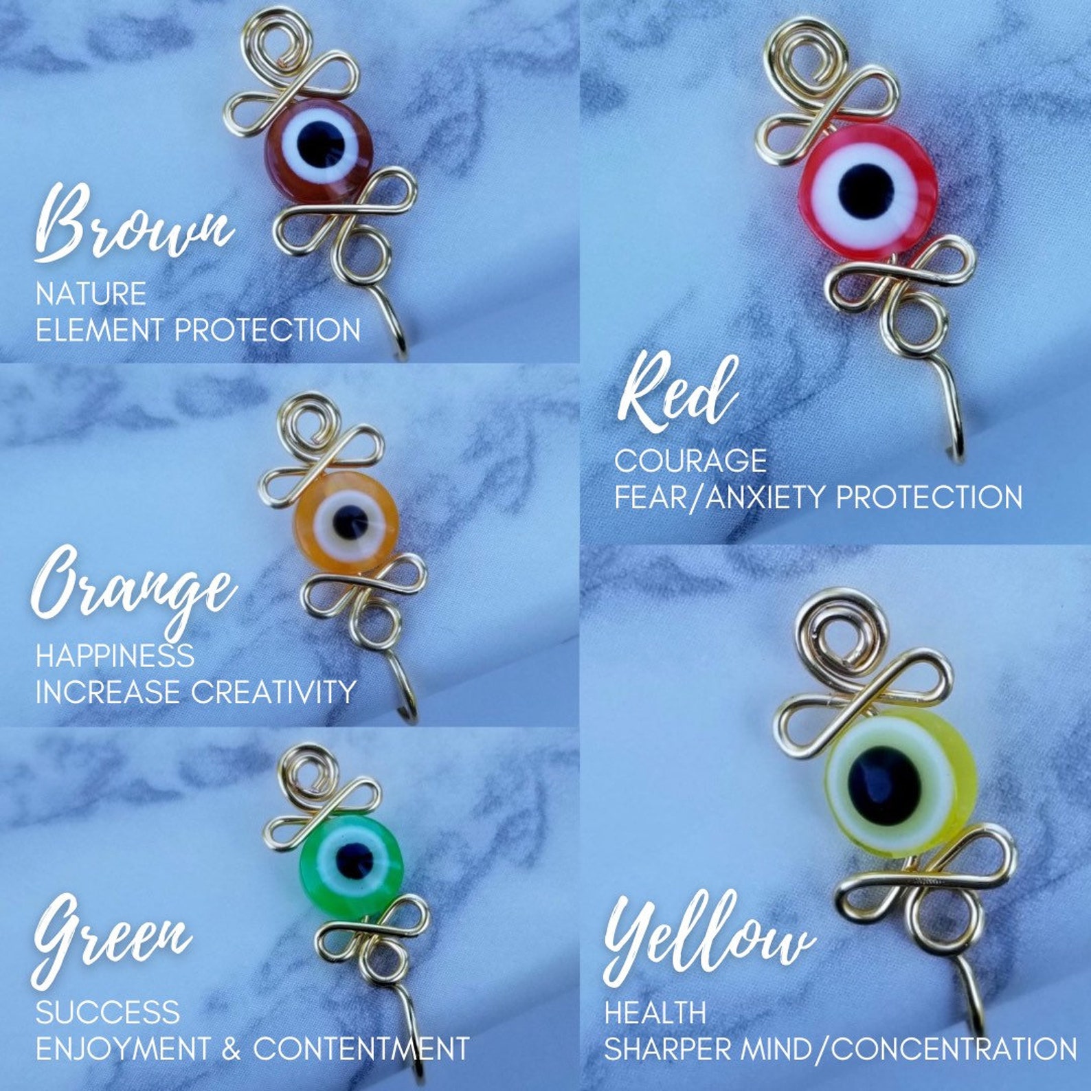 Evil Eye Nose Cuff Nose Cuff No Piercing Necessary Evil Etsy