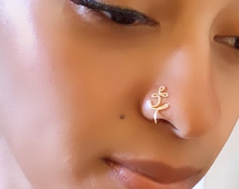 Anchor Nose Cuff | No Piercing Necessary | Faux/Fake Nose Ring | Anchor Jewelry | Minimalist | Gifts for Them