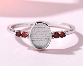 Oval Bezel Breastmilk Ring Setting, Personalized Birthstone Ring, Ash Keepsake Ring, Custom Memory Jewelry, DIY Kit Compatible Gift for Mom
