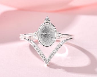 Novaro Full Band Ring,  DIY Keepsake Ring Setting, Breastmilk, Ashes, Hair,Umbilical Cord Jewelry | Memorial & Sentimental Ring Base