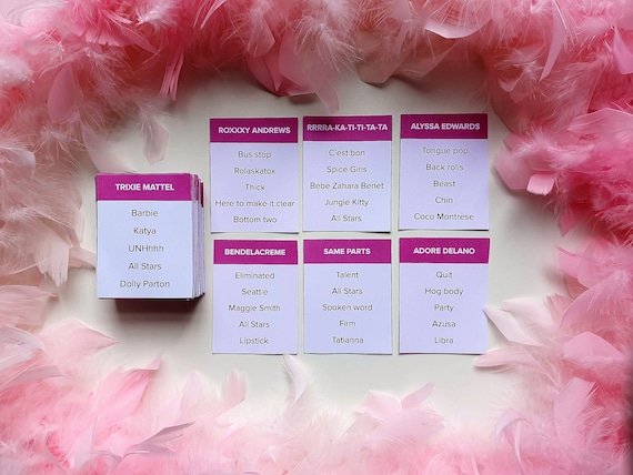 Drag Race Taboo Tab Ru Rupaul S Drag Race Printable Etsy