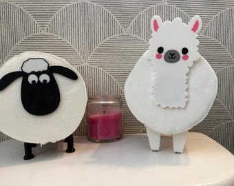 Portapapel higiénico Llama‑Mama: un adorable compañero de baño impreso en 3D para los amantes de las llamas