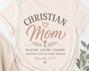 Maglietta da mamma cristiana / Maglietta Faith Prayer Trust