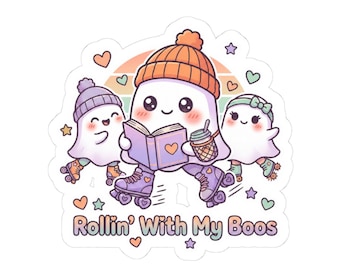 Rollin' With My Boos stickers | Kiss-Cut Sticker