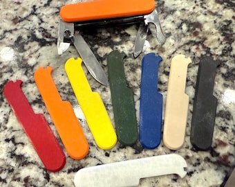 91mm Pocket Knife Scales – Colorful 3D Printed Accessories