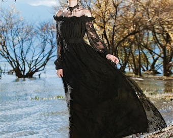 gothic evening dresses