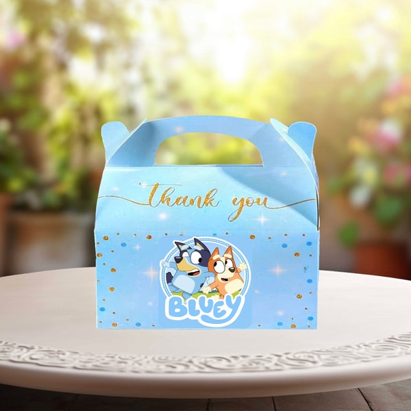 Bluey treat boxes | birthday | treat bags | birthday personalized | gift candy bags | Party Favors