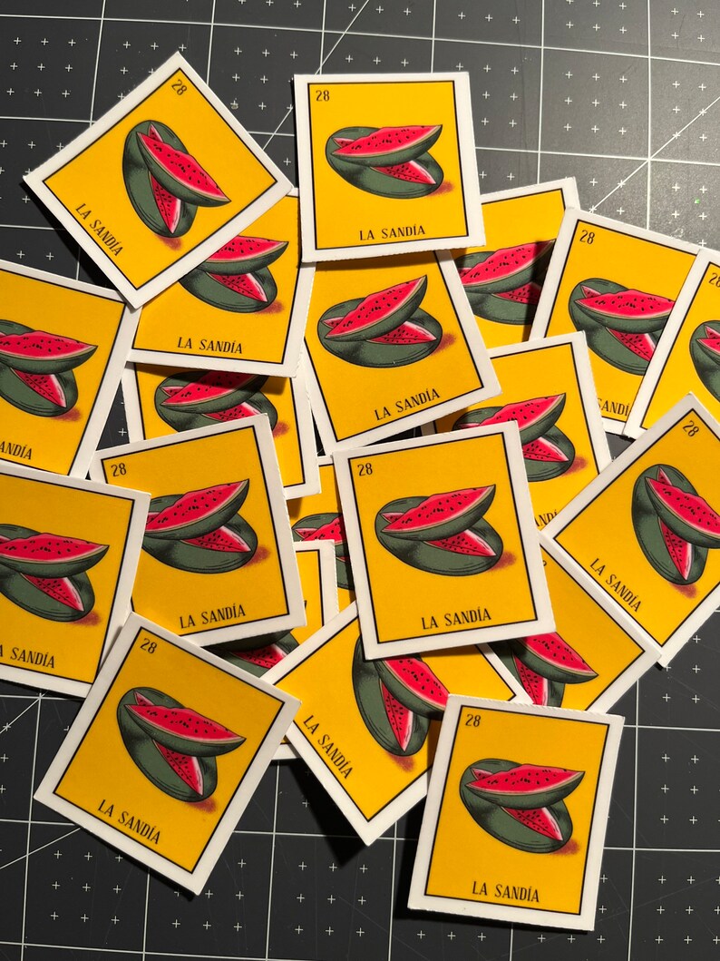 Loteria Stickers Set of 20 Single Character Mini Loteria - Etsy