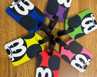 Disney's Mickey Mouse Luggage Tag Assorted Colors