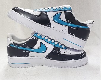 Air Force 1 Custom Cartoon | Etsy