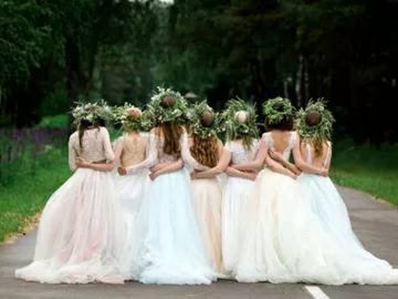Women Tulle Skirt Wedding Tutu Skirt Tulle Skirt Adult Maxi Tulle Skirt  Tulle Skirt Midi Bridesmaids Skirt Boho Bridesmaids Flower Girl Skir -   Canada
