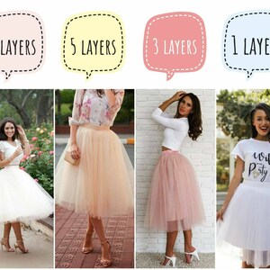 Green tulle skirt Women's Casual Fay Tulle Skirt Bridal Women Tulle Skirt Wedding Blush Tulle Skirt Christmas Black Friday birthday gift image 3