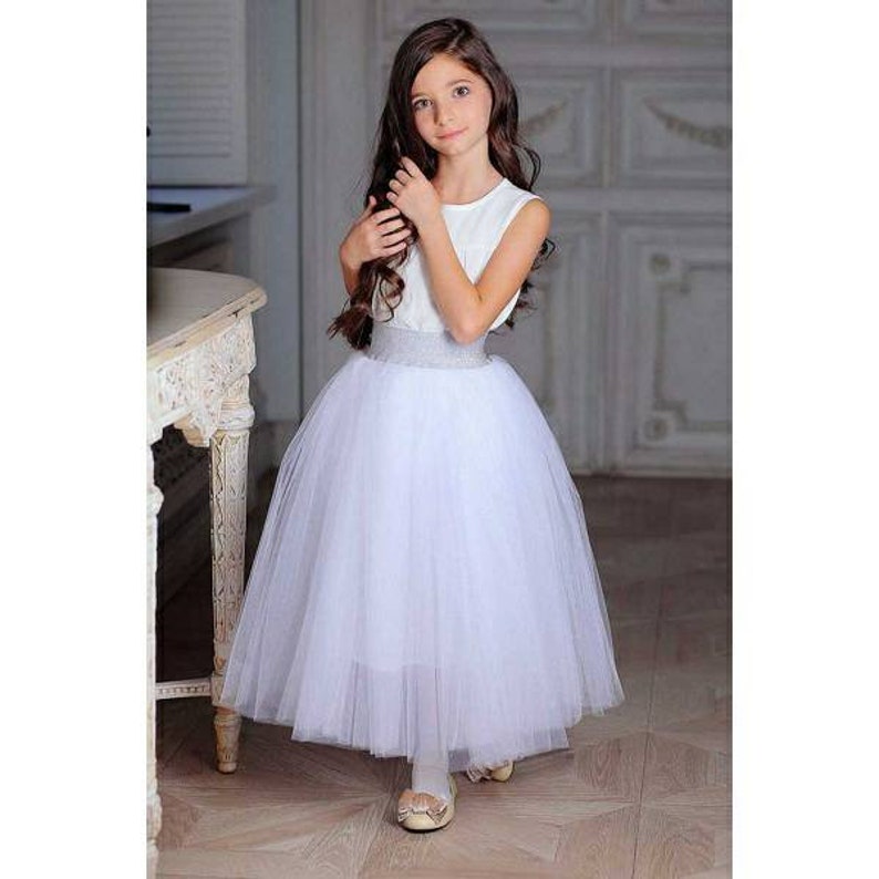 Children's Tulle Skirt / Tulle Skirt With Glitter Skirt Etsy