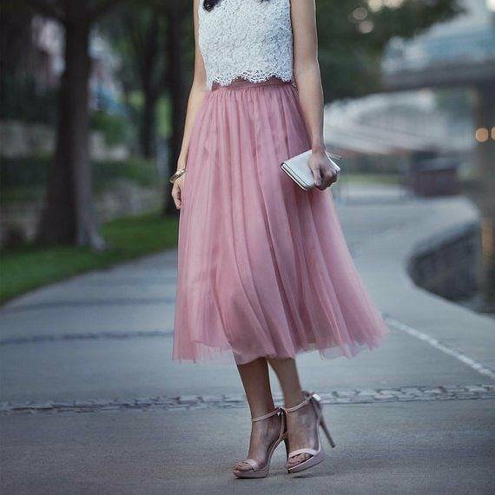 Gray Tulle Skirt Women's Plus Size Tulle Skirt Mini Etsy