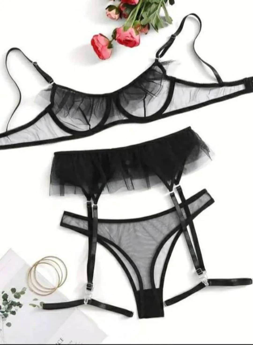 wedding-lingerie-bridal-white-lace-lingerie-wedding-lingerie-set-women